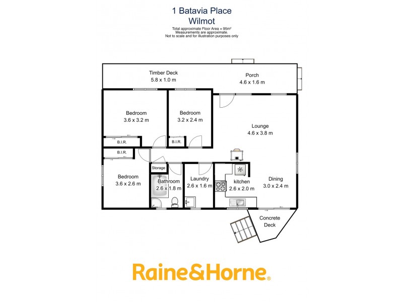 1 Batavia Place, Willmot NSW 2770 Floorplan