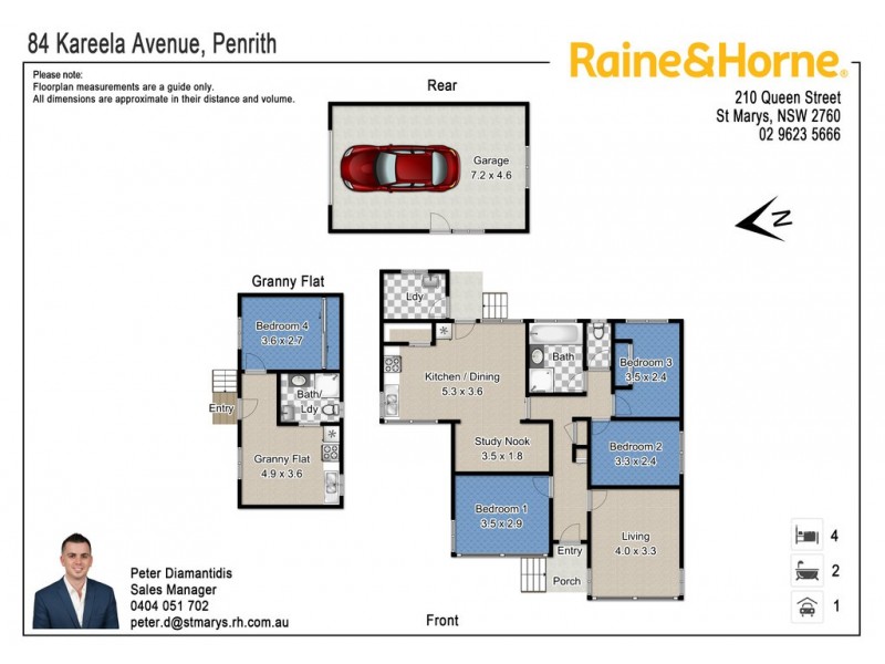 84 and 84A Kareela Avenue, Penrith NSW 2750 Floorplan