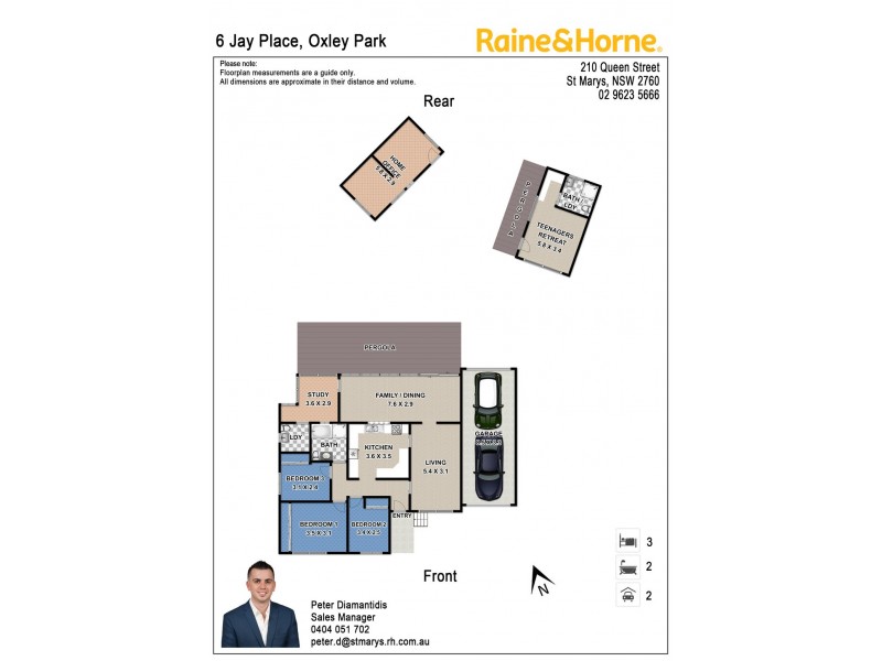6 Jay Place, Oxley Park NSW 2760 Floorplan