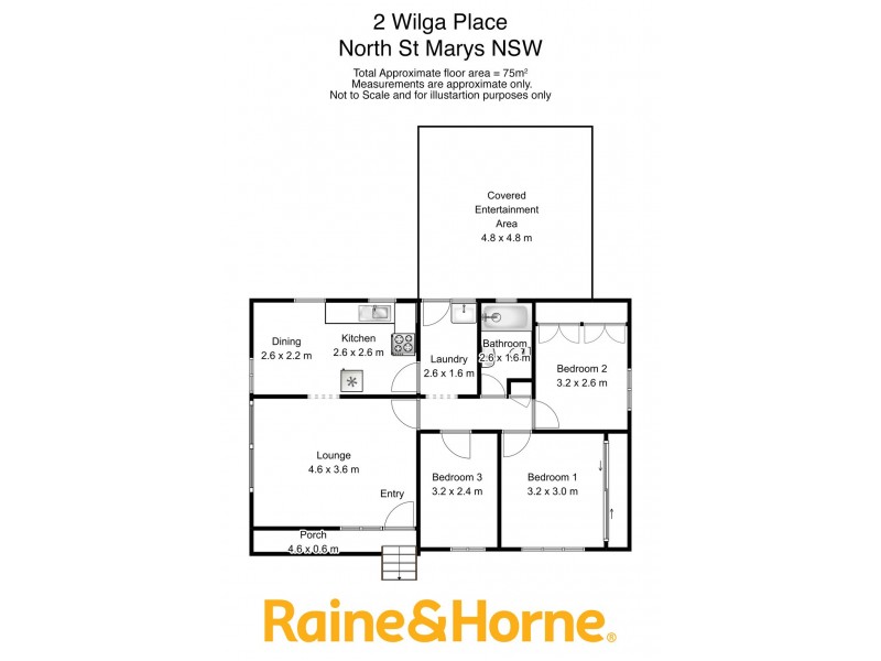 2 Wilga Street, North St Marys NSW 2760 Floorplan