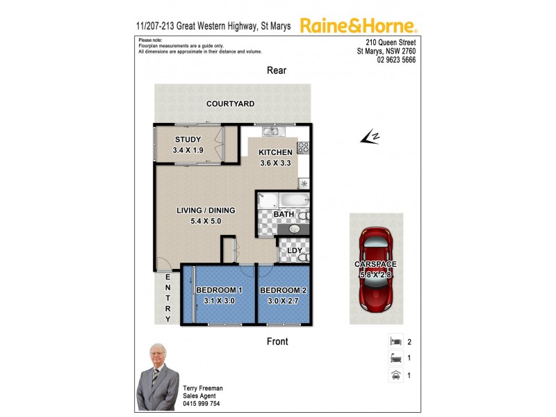 11/207-213 Great Western Highway, St Marys NSW 2760 Floorplan