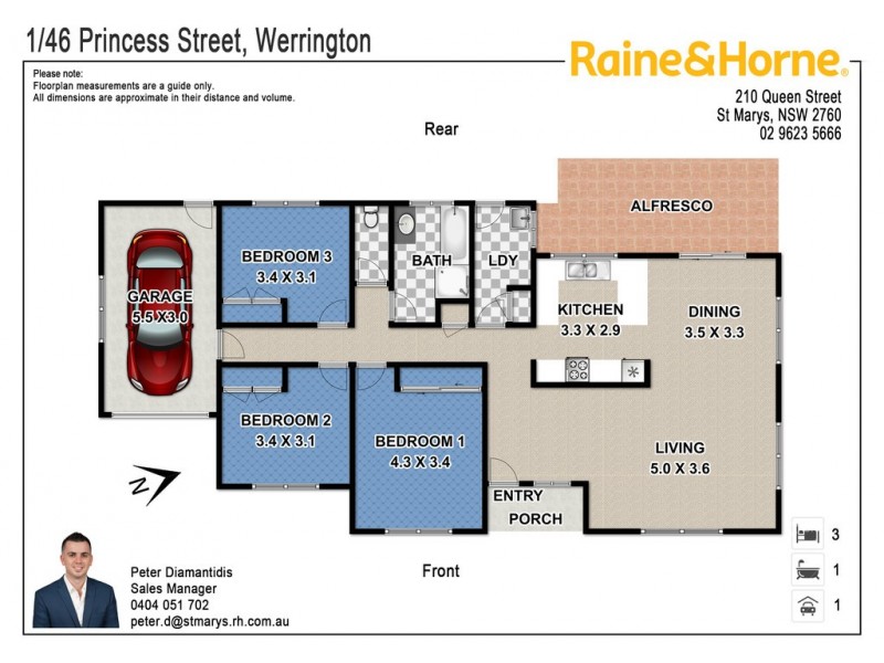 1/46 Princess St, Werrington NSW 2747
