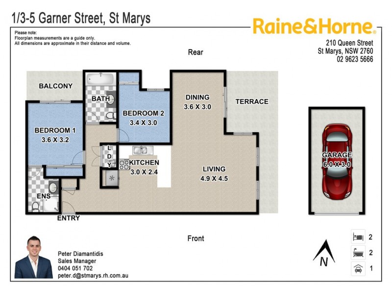 1/3-5 Garner Street, St Marys NSW 2760 Floorplan