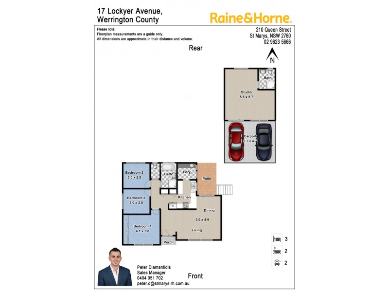 17 Lockyer Avenue, Werrington County NSW 2747 Floorplan