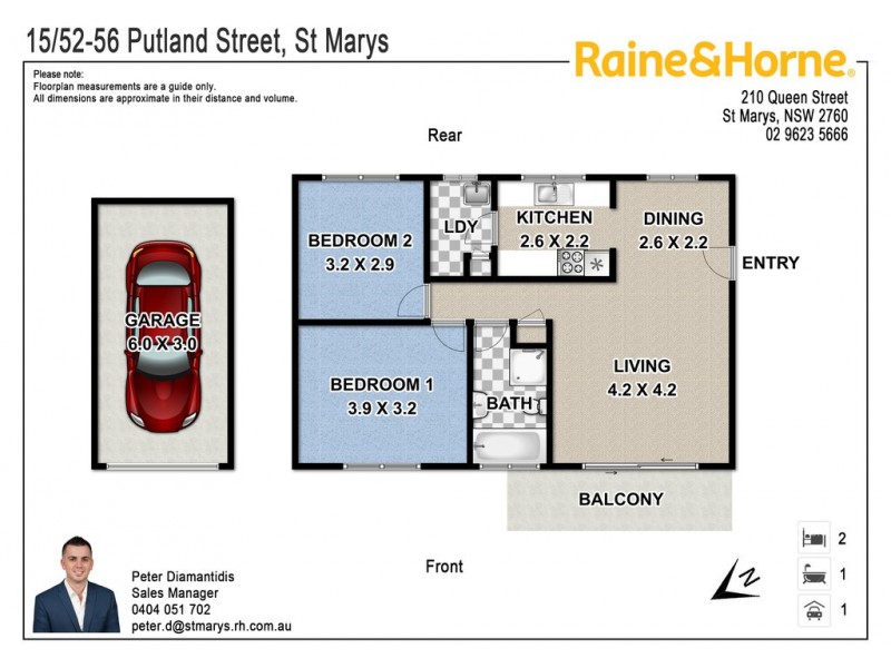 15/52-56 Putland Street, St Marys NSW 2760 Floorplan