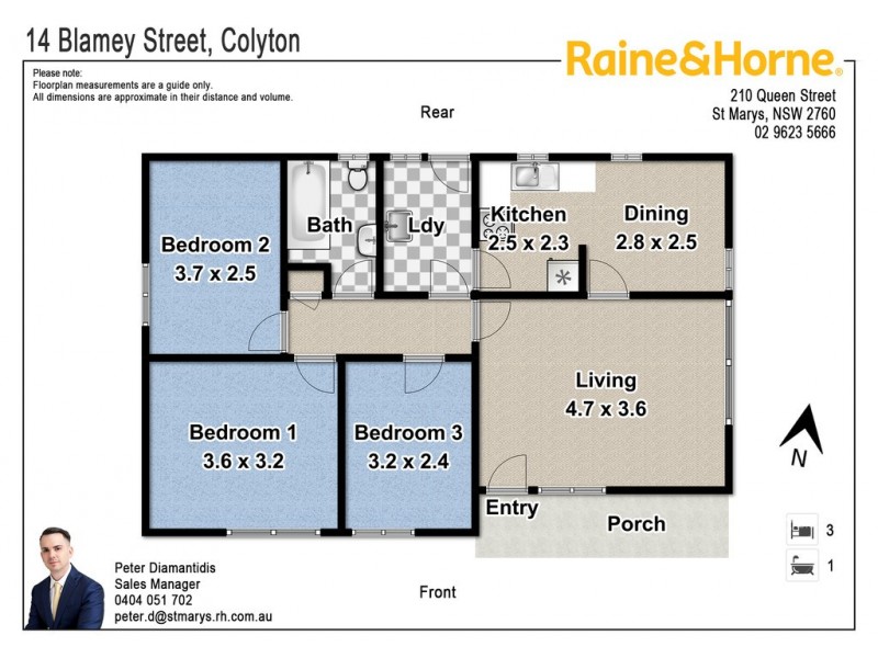 14 Blamey Street, Colyton NSW 2760 Floorplan
