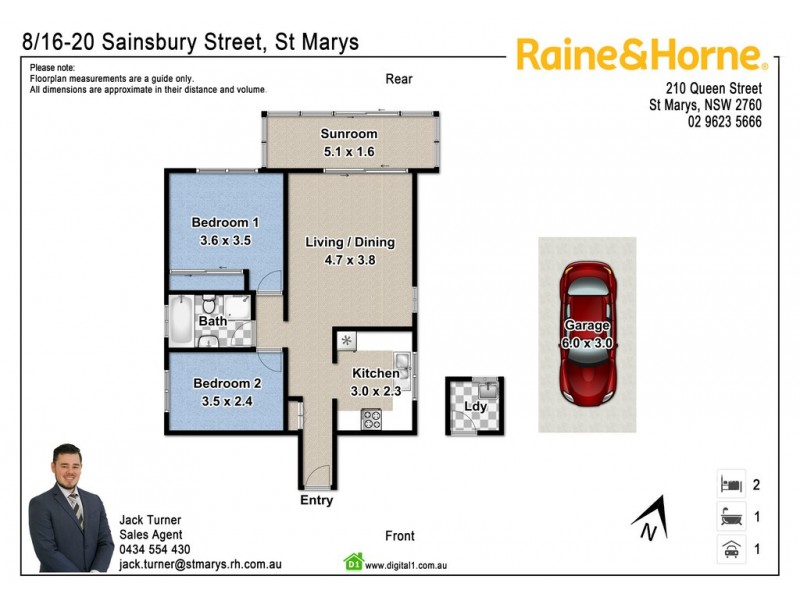 8/16-20 Sainsbury Street, St Marys NSW 2760 Floorplan