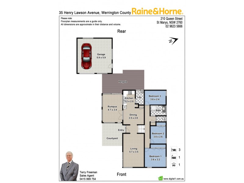 35 Henry Lawson Avenue, Werrington County NSW 2747 Floorplan