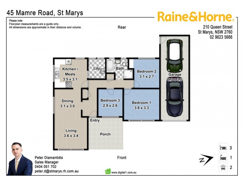 45 Mamre Road, St Marys NSW 2760 Floorplan