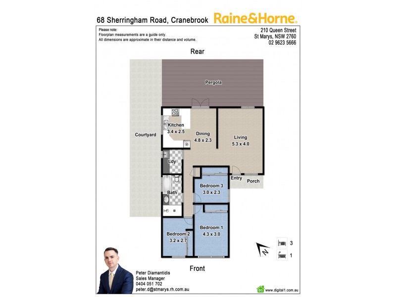 68 Sherringham Road, Cranebrook NSW 2749 Floorplan