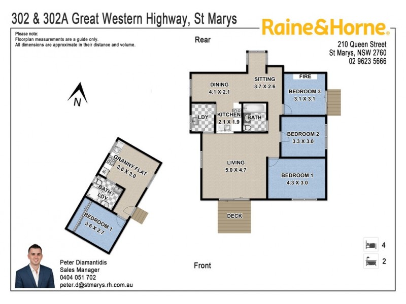 302 and 302A Great Western Highway, St Marys NSW 2760 Floorplan