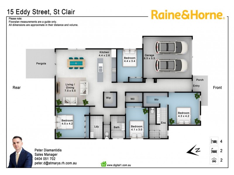15 Eddy Street, St Clair NSW 2759 Floorplan
