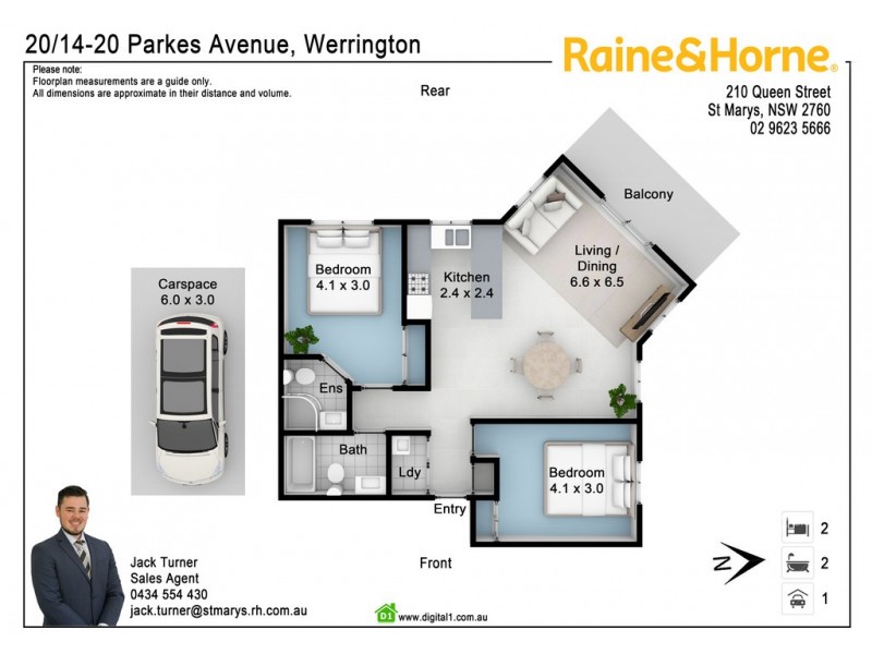 20/14-20 Parkes Avenue, Werrington NSW 2747 Floorplan