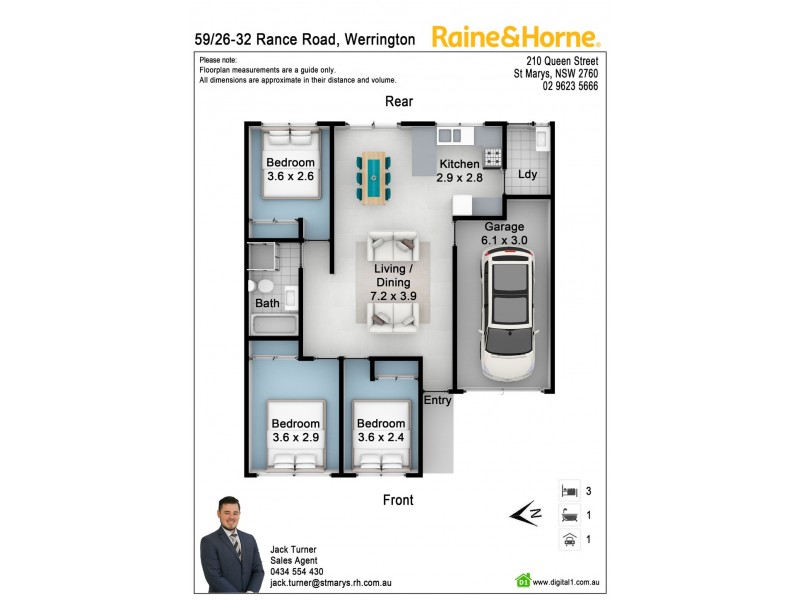 59/26-32 Rance Road, Werrington NSW 2747 Floorplan