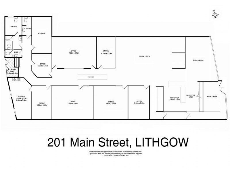 201 Main Street, Lithgow NSW 2790 Floorplan
