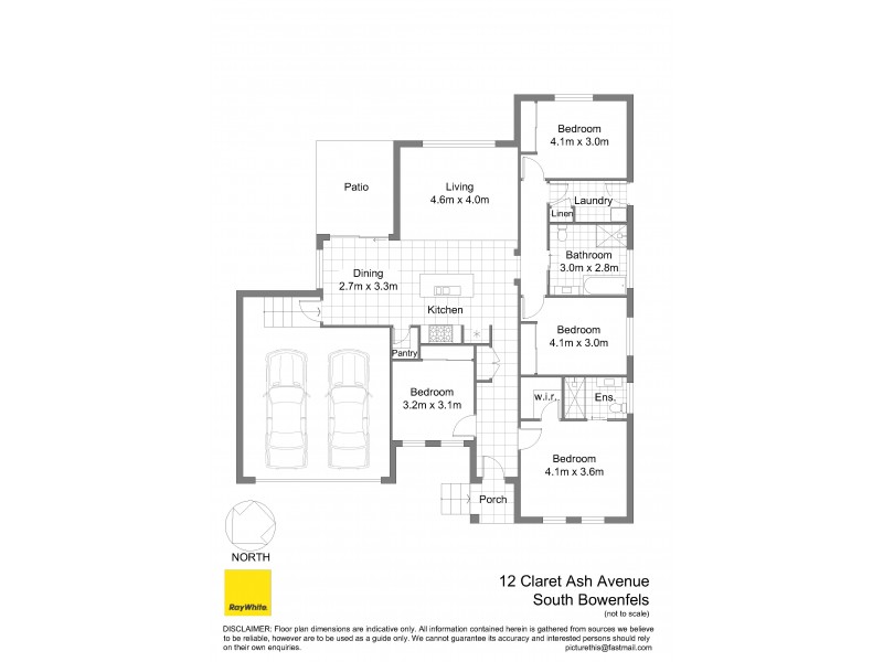 12 Claret Ash Avenue, Lithgow NSW 2790 Floorplan