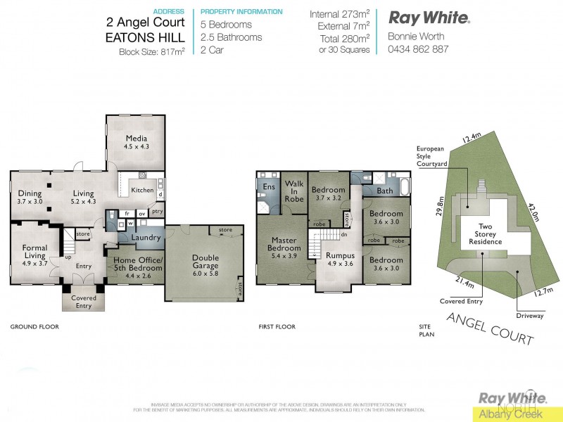 2 Angel Court, Eatons Hill QLD 4037 Floorplan
