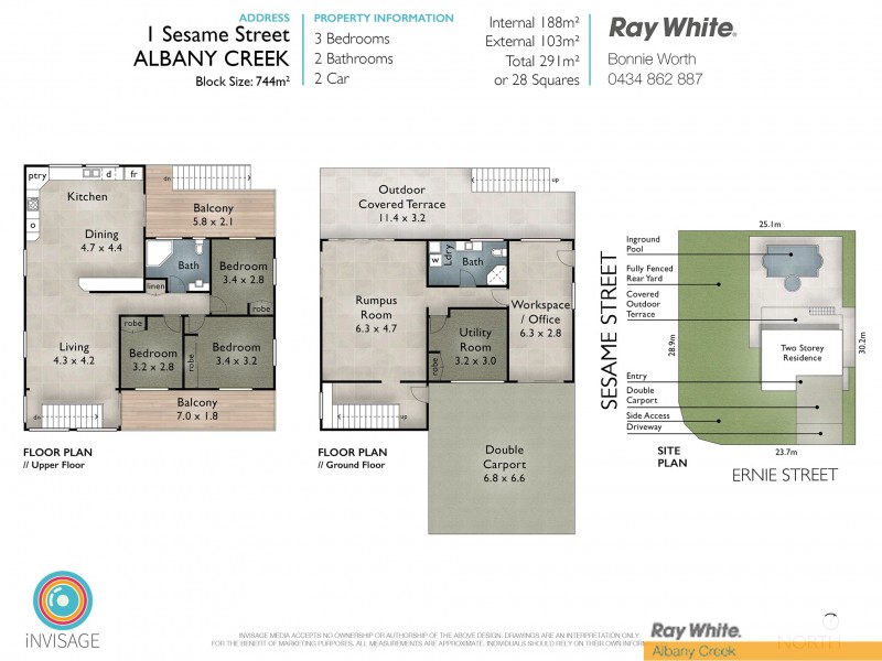 1 Sesame Street, Albany Creek QLD 4035 Floorplan