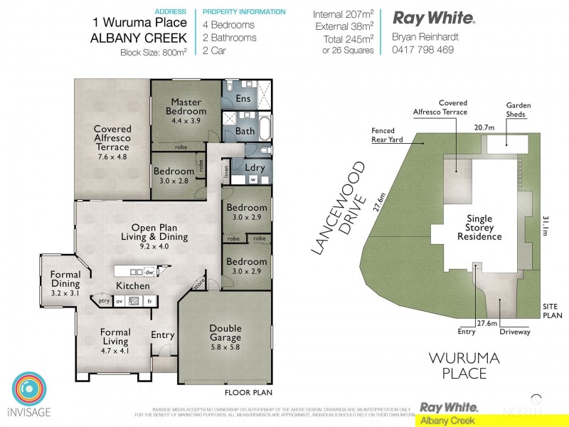 1 Wuruma Place, Albany Creek QLD 4035 Floorplan