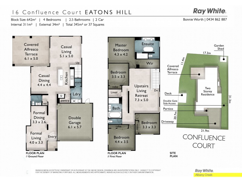 16 Confluence Court, Eatons Hill QLD 4037 Floorplan