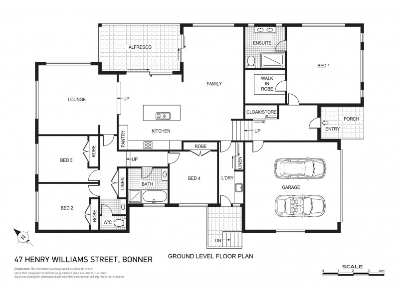 47 Henry Williams Street, Bonner ACT 2914 Floorplan