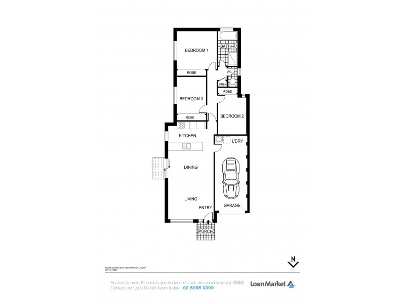 172 Macfarlane Burnett Avenue, Macgregor ACT 2615 Floorplan