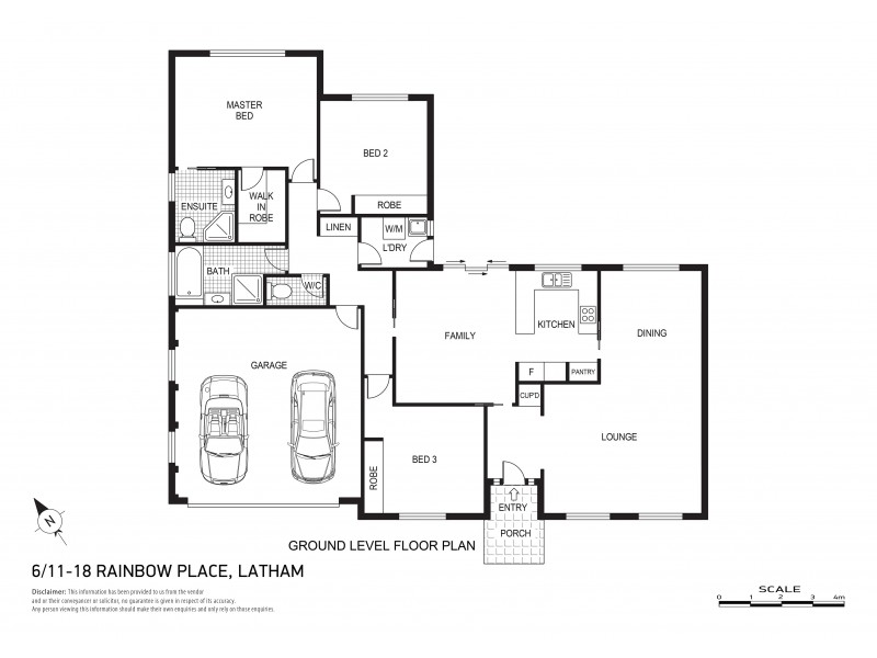 6/11-18 Rainbow Place, Latham ACT 2615 Floorplan