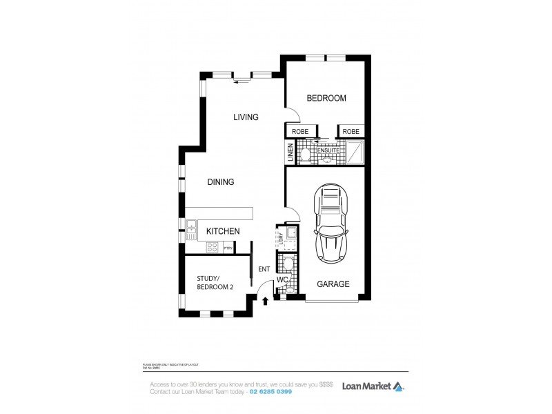 1/34 Luffman Crescent, Gilmore ACT 2905 Floorplan