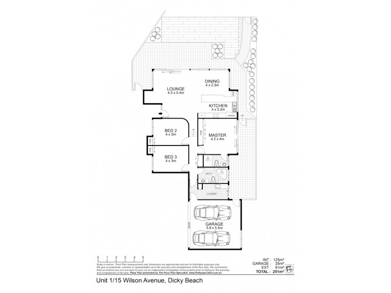 Unit 1/15 Wilson Avenue, Dicky Beach QLD 4551 Floorplan