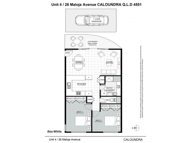 Unit 4/26 Maloja Avenue, Caloundra QLD 4551 Floorplan