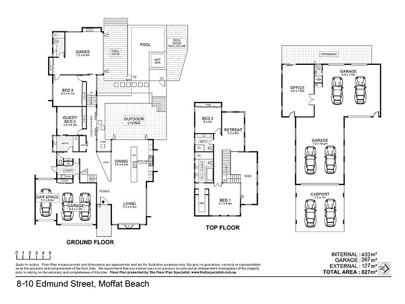 8-10 Edmund Street, Moffat Beach QLD 4551 Floorplan