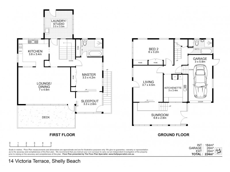 14 Victoria Terrace, Shelly Beach QLD 4551 Floorplan