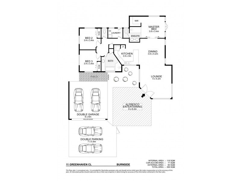 11 Greenhaven Close, Burnside QLD 4560 Floorplan