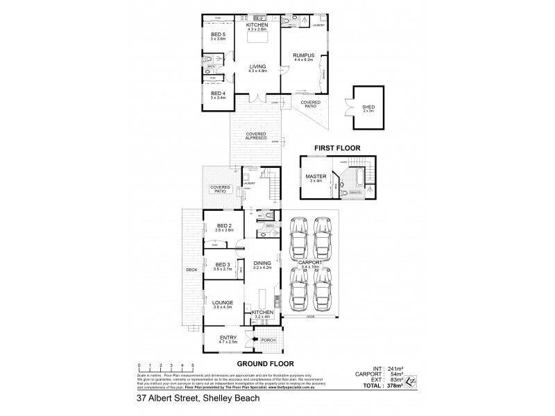 37 Albert Street, Shelly Beach QLD 4551 Floorplan