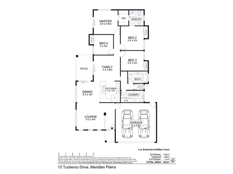 13 Tuckeroo Drive, Meridan Plains QLD 4551 Floorplan