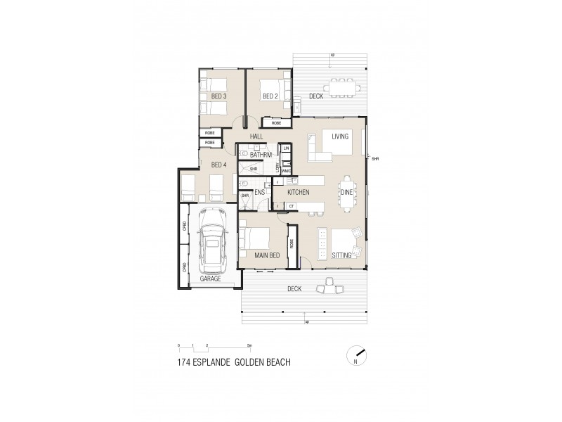 174 Esplanade, Golden Beach QLD 4551 Floorplan
