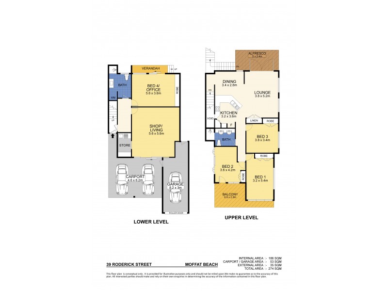 39 Roderick Street, Moffat Beach QLD 4551 Floorplan