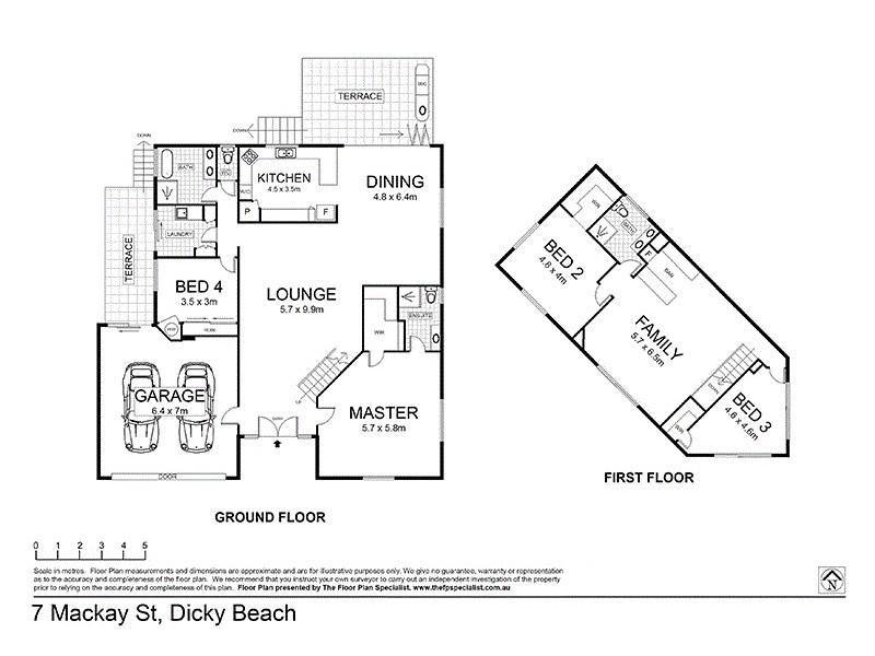 7 Mackay Street, Dicky Beach QLD 4551 Floorplan