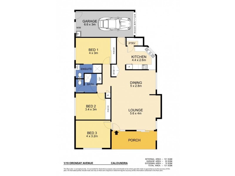1/19 Oronsay Avenue, Caloundra QLD 4551