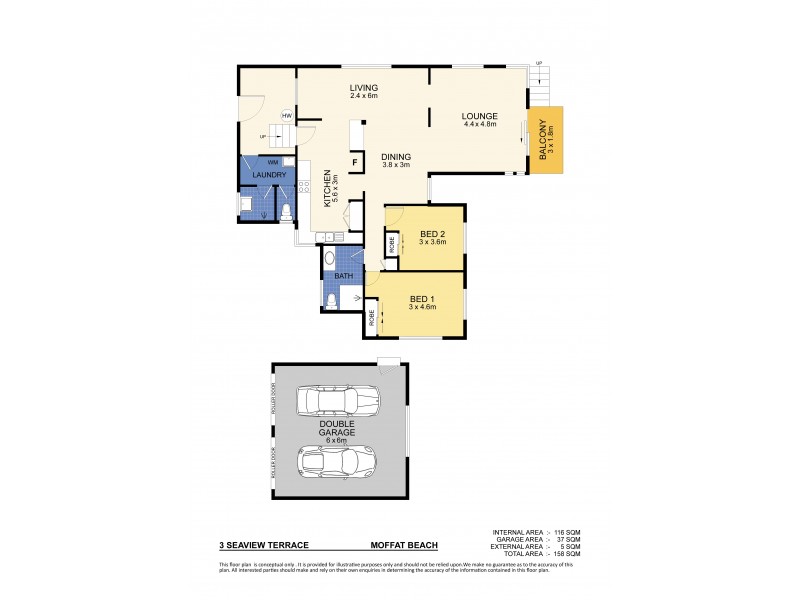 3 Seaview Terrace, Moffat Beach QLD 4551 Floorplan