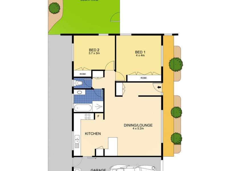 Unit 1/16 Croydon Avenue, Currimundi QLD 4551 Floorplan