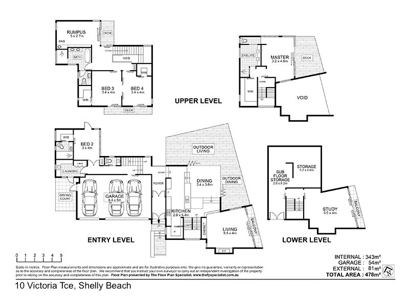 10 Victoria Terrace, Shelly Beach QLD 4551 Floorplan