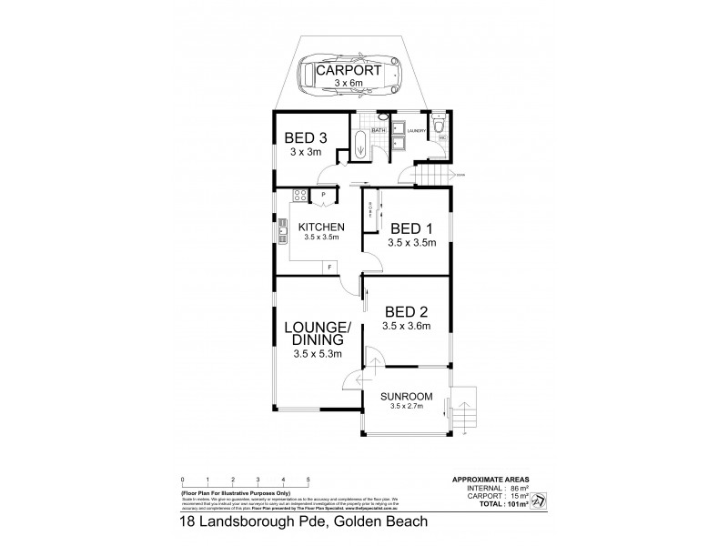 18 Landsborough Parade, Golden Beach QLD 4551 Floorplan