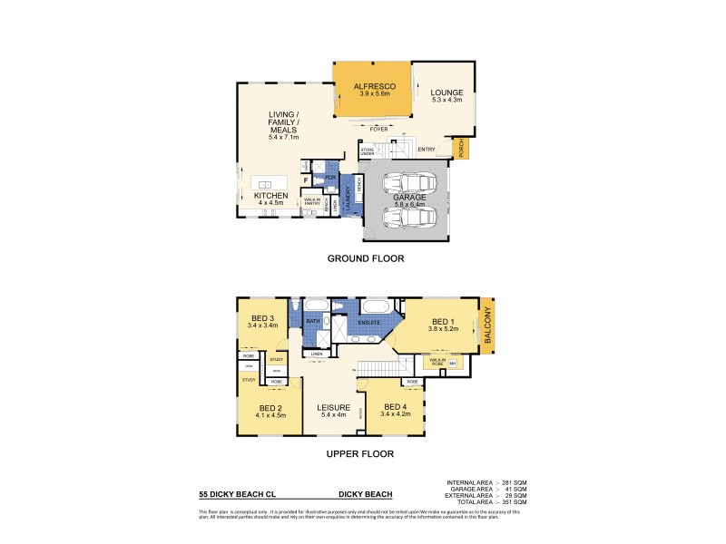 55 Dicky Beach Close, Dicky Beach QLD 4551 Floorplan