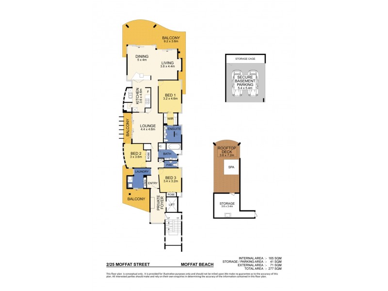 Unit 2/25 Moffat Street, Moffat Beach QLD 4551 Floorplan