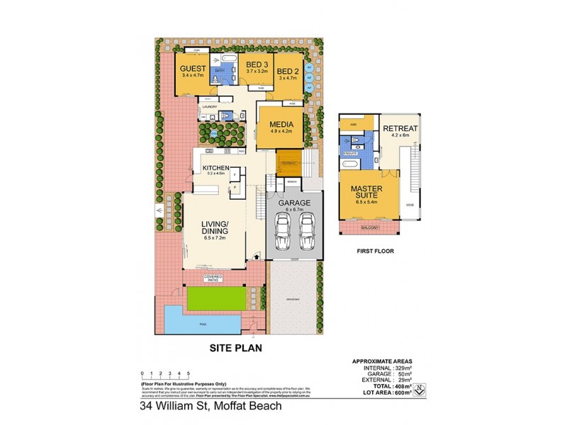 34 William Street, Moffat Beach QLD 4551 Floorplan