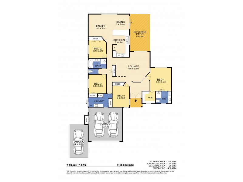 7 Traill Crescent, Currimundi QLD 4551 Floorplan