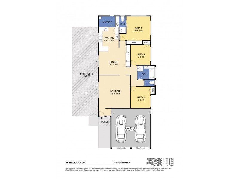 35 Bellara Drive, Currimundi QLD 4551 Floorplan