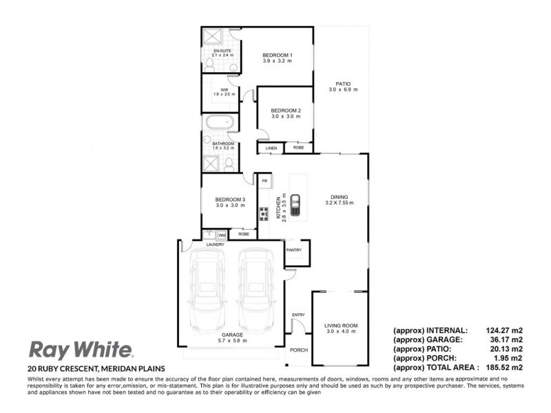 20 Ruby Crescent, Meridan Plains QLD 4551 Floorplan