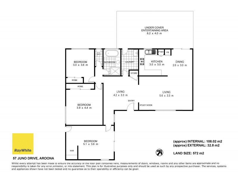 57 Juno Drive, Aroona QLD 4551 Floorplan